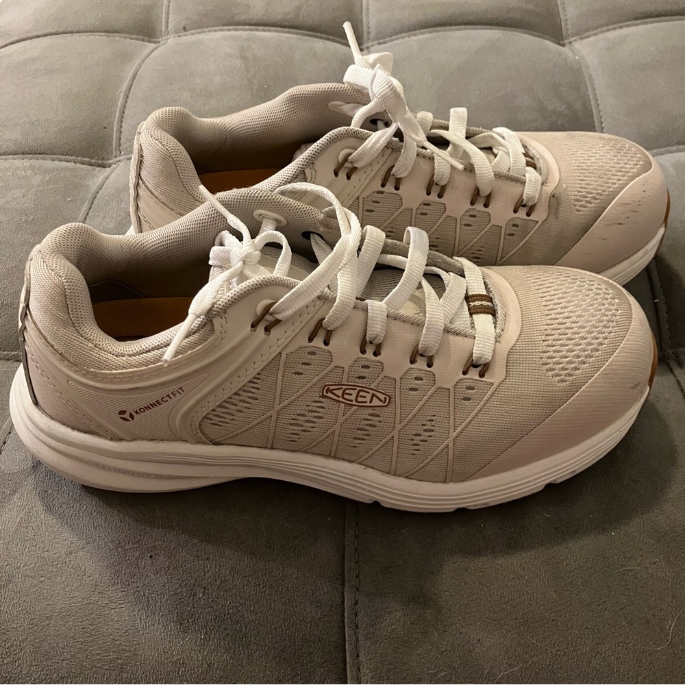 Keen White Utility Sneakers